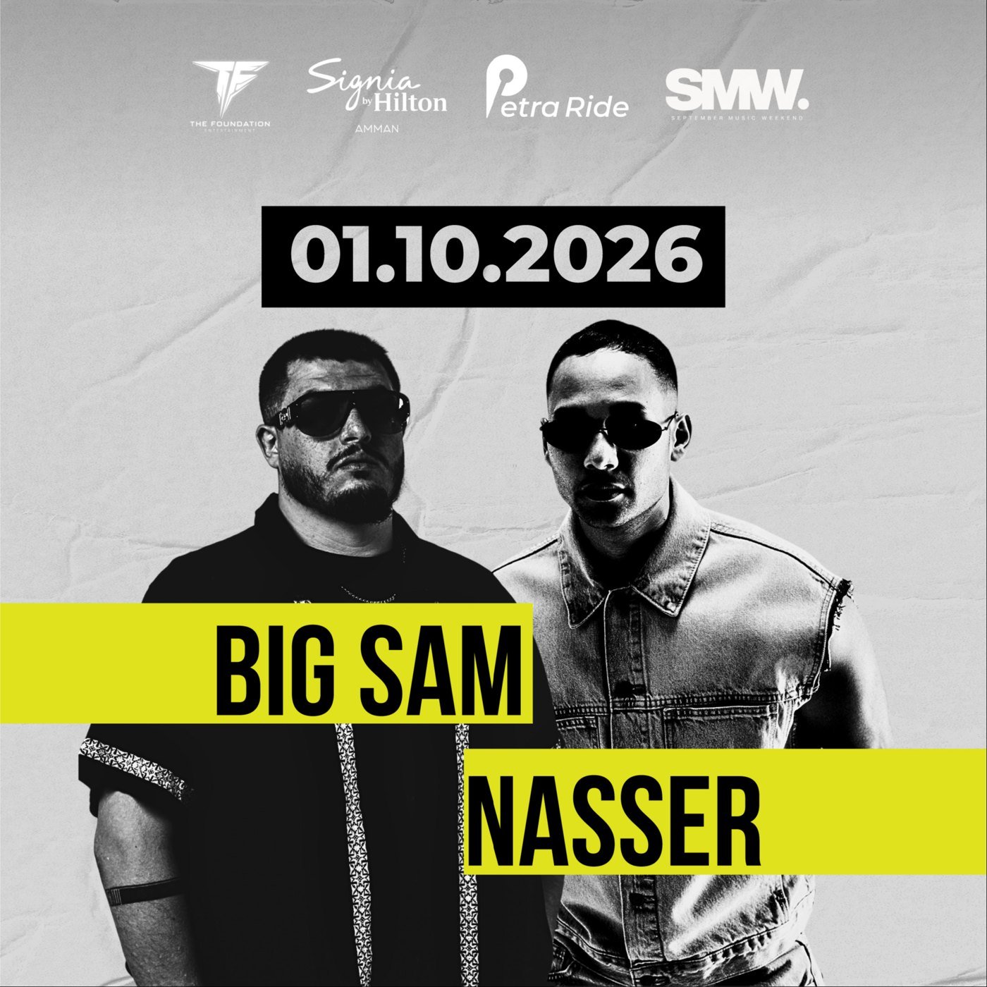 Big Sam × Nasser Live — Amman 2026