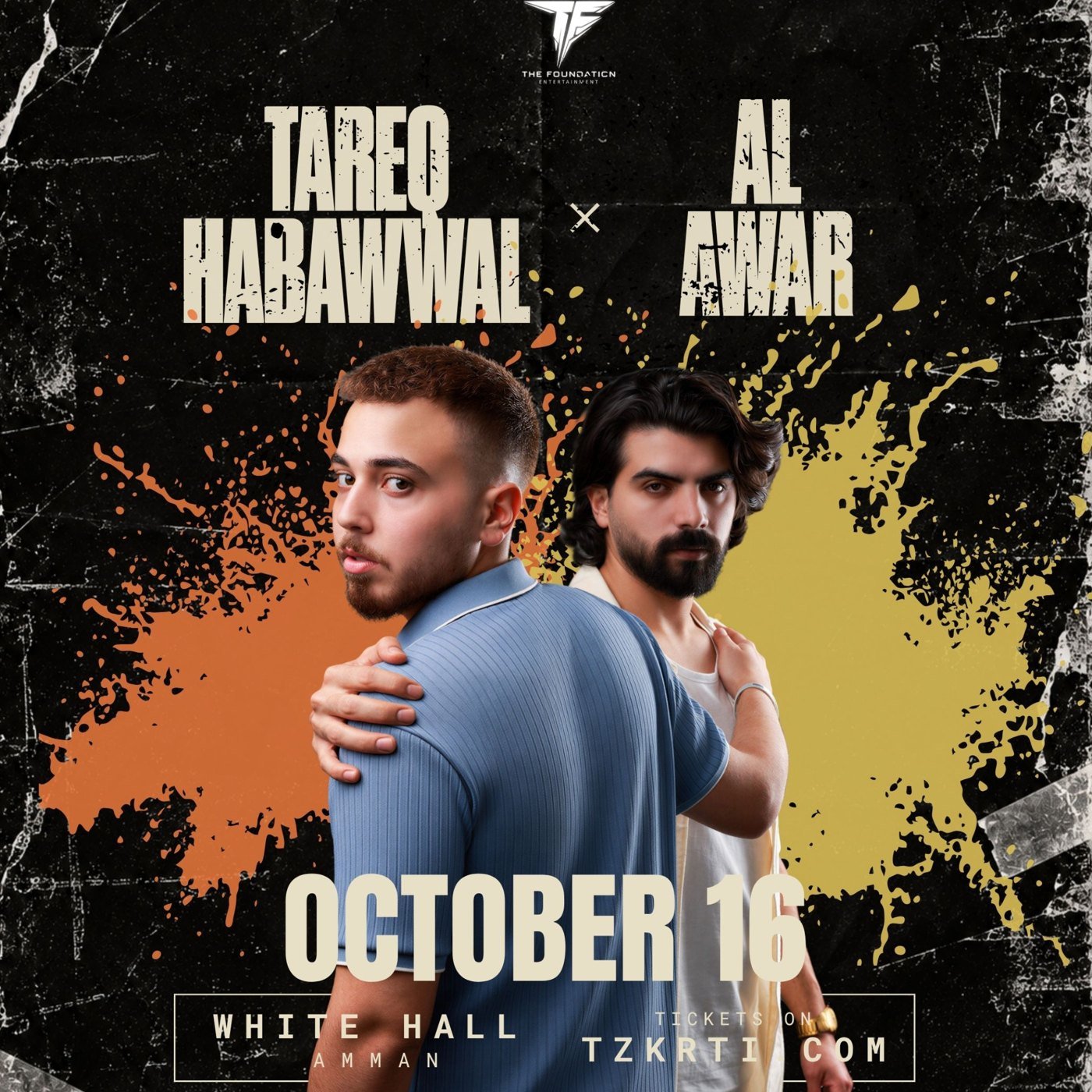 01 — Tareq Habawwal × Al Awar, live at White Hall Amman, 16 October 2026